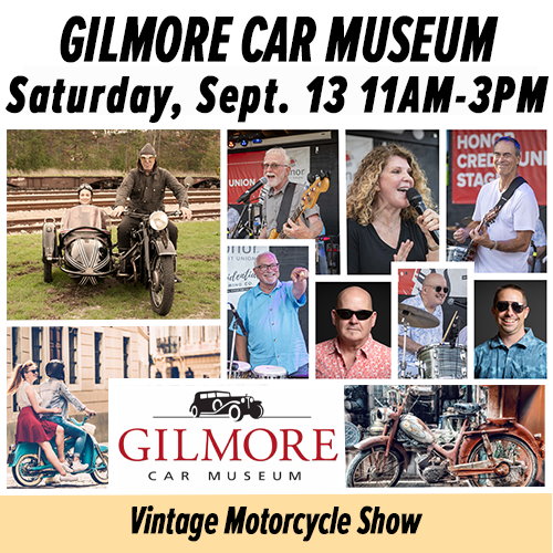 Live Music Gilmore Car Mususeum Sept 13 2025